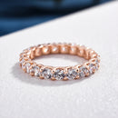 Stylishwe  1.8カラット ピンクゴールド エタニティリング