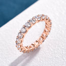 Stylishwe  1.8カラット ピンクゴールド エタニティリング