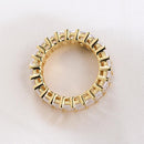 Stylishwe 5.0カラット イエローゴールド エタニティリング