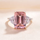 Stylishwe Gorgeous 6.0 Carat Morganite Pink Engagement Ring 