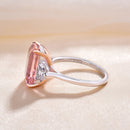 Stylishwe Gorgeous 6.0 Carat Morganite Pink Engagement Ring 