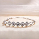 Stylishwe 2.5 Carat Gorgeous Halo CZ Diamond Bracelet 