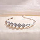 Stylishwe 2.5 Carat Gorgeous Halo CZ Diamond Bracelet 