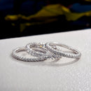 Stylishwe 3.0カラット 3連 フルエタニティリング