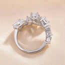 Stylishwe  4.0カラット デザイン感 オープン 結婚指輪