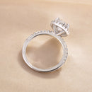 Stylishwe 2.2カラット ヘイロー ペアーカット 婚約指輪 - stylish we