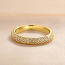 Stylishwe 2.0 Carat Round Cut Yellow Gold Wedding Ring 