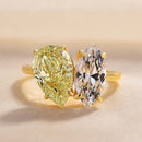 Stylishwe ゴージャス  ツートーン 3.0カラット  婚約指輪