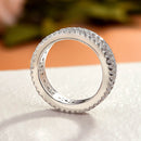 Stylishwe Gorgeous 8.0 Carat Eternity Round Cut Wedding Band 