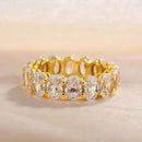 Stylishwe Elegant Yellow Gold Eternity Ring 