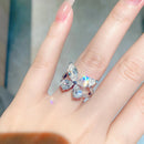 Stylishwe 2.0カラット バタフライデザイン 婚約指輪 - stylish we