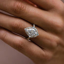 Stylishwe 2.2カラット ペアシェイプ イエローゴールド 婚約指輪