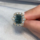 Stylishwe  ヘイロー 3.0カラット モンタナブル 婚約指輪