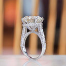 Stylishwe  6.0カラット ゴージャス ラウンドカット 婚約指輪