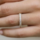 Stylishwe フルエタニティイエローゴールド エタニティリング