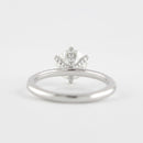 Stylishwe クラシック 2.50カラット 6本爪 婚約指輪 スターリングシルバー