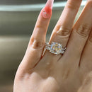 Stylishwe 5.5カラット アッシャーカット  セットリング