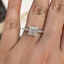 Stylishwe 1.5カラット クラシック プリンセスカット 婚約指輪