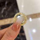 Stylishwe 5.0カラット イエローゴールド エタニティリング