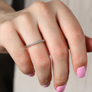 Stylishwe ハーフエタニティリング 0.3カラット イエローゴールド