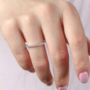 Stylishwe 0.5ct Classic Fool Eternity Ring