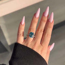 Stylishwe 4カラット モンタナブルー  クッションカット 婚約指輪