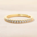 Stylishwe ハーフエタニティリング 0.3カラット イエローゴールド