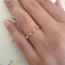 Stylishwe 1.0 Carat Simple Yellow Gold Eternity Ring