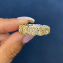 Stylishweゴージャス イエローサファイア エタニティリング