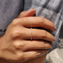 Stylishwe クラシック 1.0カラット エタニティ 結婚指輪