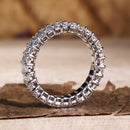 Stylishwe フェミニン 2.5カラット キュービックジルコニア エタニティリング