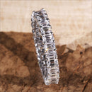 Stylishwe フェミニン 2.5カラット キュービックジルコニア エタニティリング