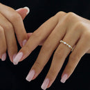 Stylishwe 1.5 carat yellow gold full eternity ring 