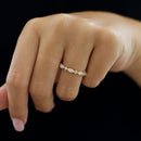 Stylishwe 1.5 carat yellow gold full eternity ring 