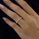 Stylishwe 1.5 carat yellow gold full eternity ring 