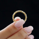 Stylishwe 1.5 carat yellow gold full eternity ring 