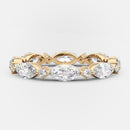 Stylishwe 1.5 carat yellow gold full eternity ring 