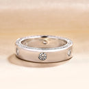 Stylishwe ゴージャス 1.3カラット ホワイトゴールド 結婚指輪