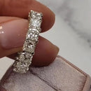 Stylishwe ゴージャス 6.0カラット エタニティ 結婚指輪