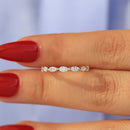 Stylishwe エレガント 1.0カラット イエローゴールド エタニティ 結婚指輪