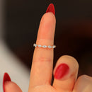 Stylishwe エレガント 1.0カラット イエローゴールド エタニティ 結婚指輪