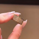 Stylishwe Voluminous 2.0 Carat Yellow Gold Eternity Ring 