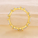 Stylishwe 1.5 Carat Yellow Gold Marquise Cut &amp; Round Cut Wedding Ring 