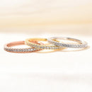 Stylishwe クラシック 1.5カラット ラウンドカット 3PCS 結婚指輪セット スターリングシルバー - stylish we