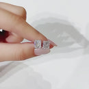 Stylishwe 4.0カラット ラディアントカット ホワイトゴールド ピアス