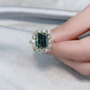 Stylishwe  ヘイロー 3.0カラット モンタナブル 婚約指輪