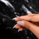 Stylishwe  新作 ツイスト インフィニティ ウェディング バンド スターリング シルバー  結婚指輪 - stylish we