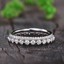 Stylishwe Elaborate Eternity Ring Set of 2 