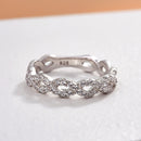 Stylishwe ツイスト 0.5カラット エタニティリング - stylish we